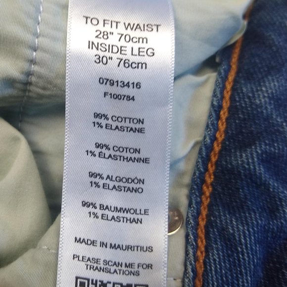 ASOS High Waisted Ripped Knee Skinny Jeans sz 28 - Picture 5 of 6